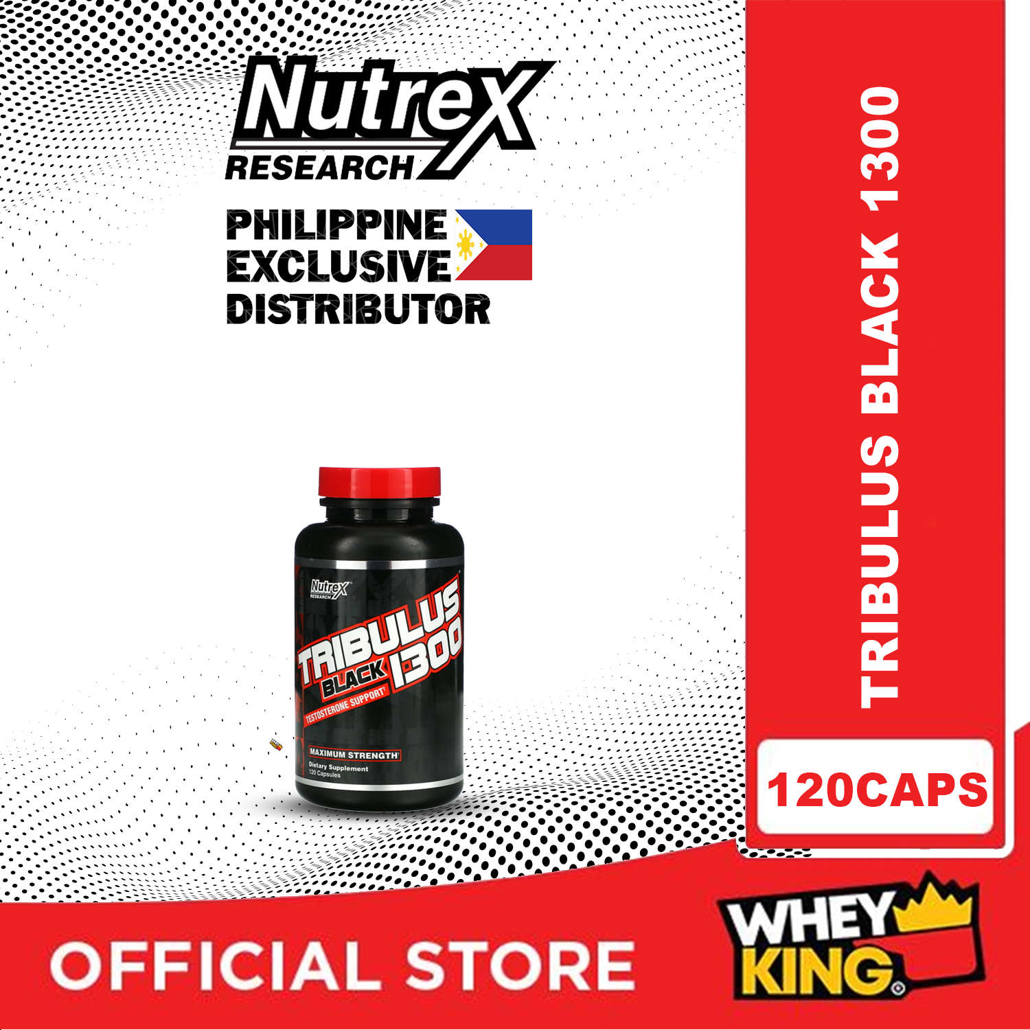 Nutrex Tribulus Black 1300 - 120 Capsules