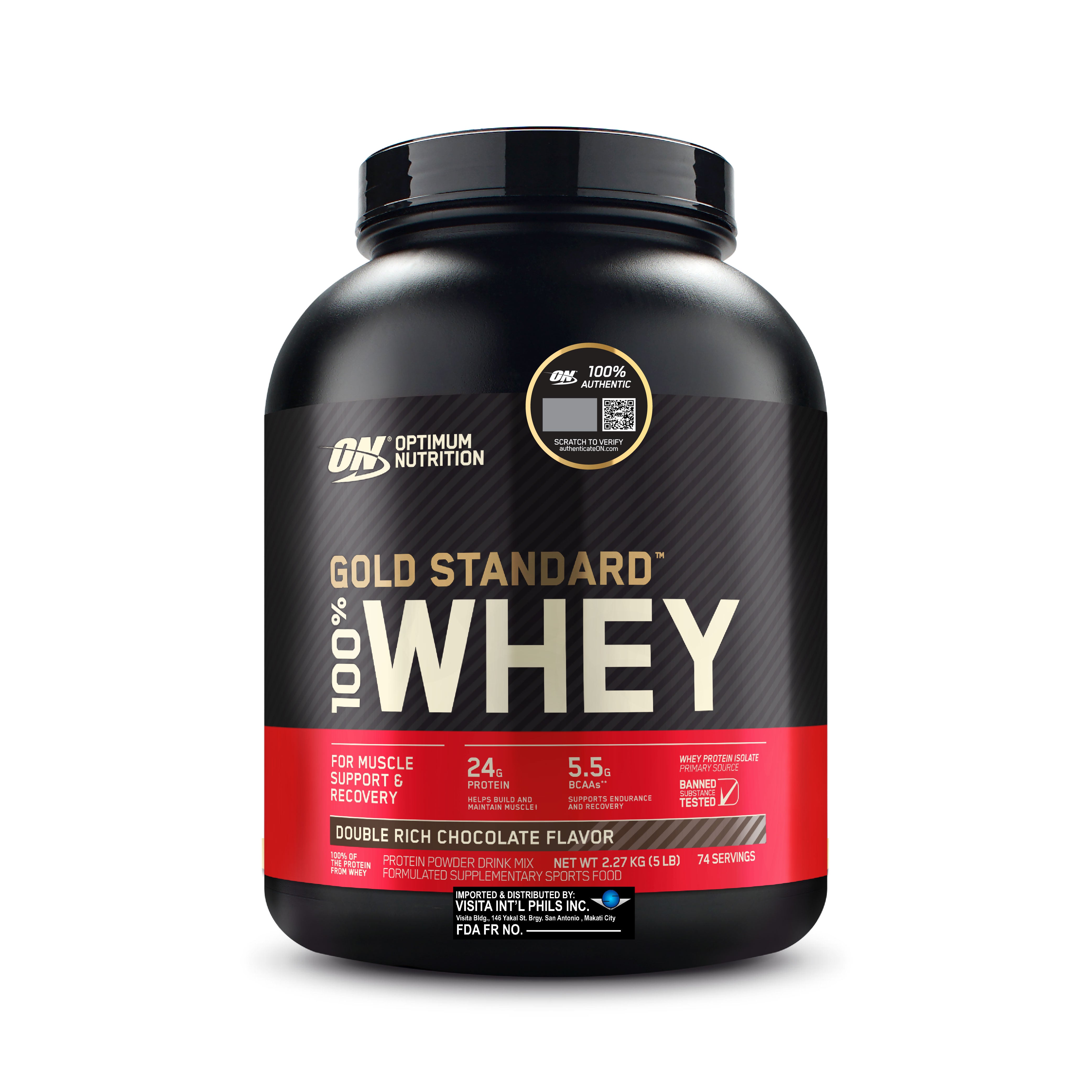 ON Optimum Nutrition Gold Standard Whey - 5lbs