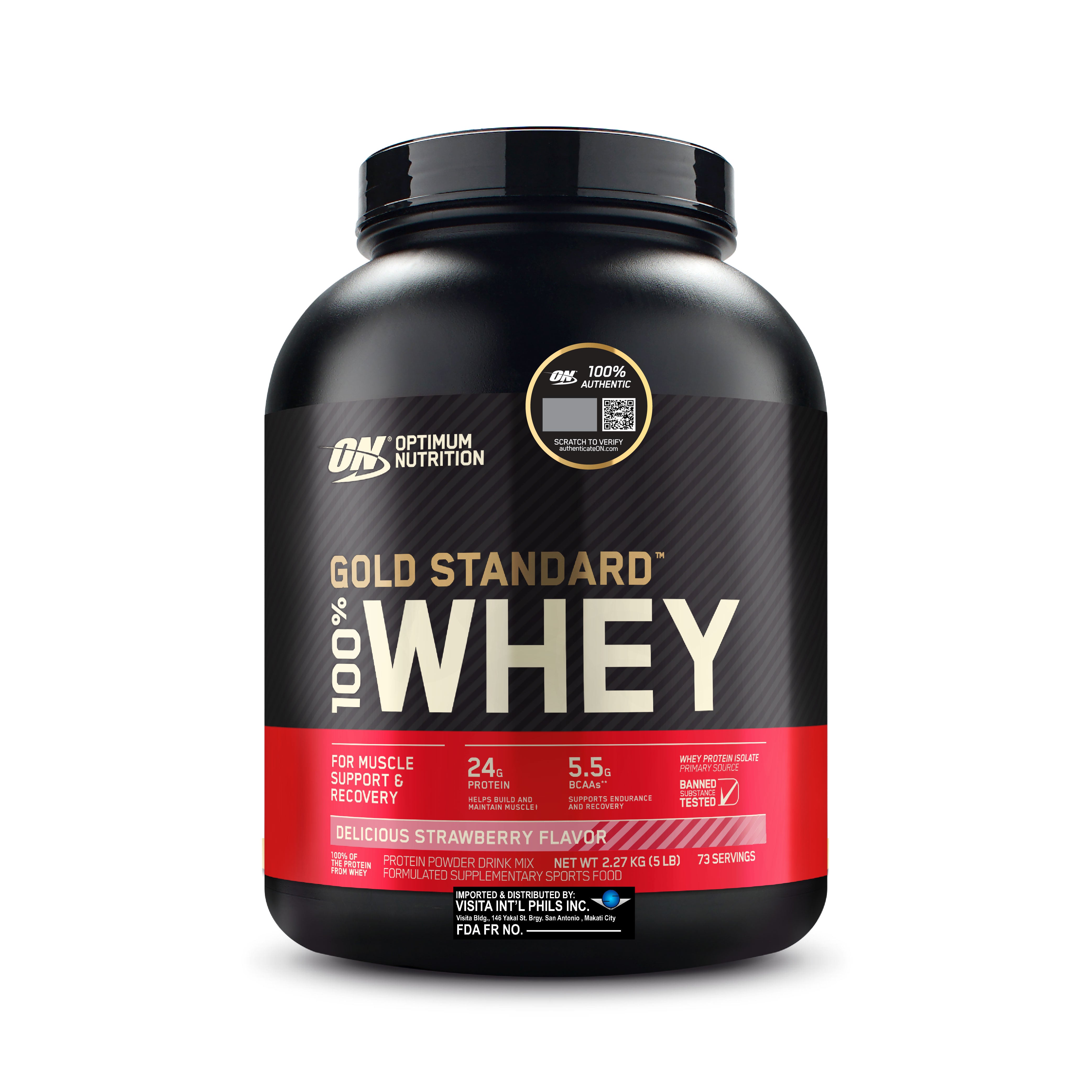 ON Optimum Nutrition Gold Standard Whey - 5lbs