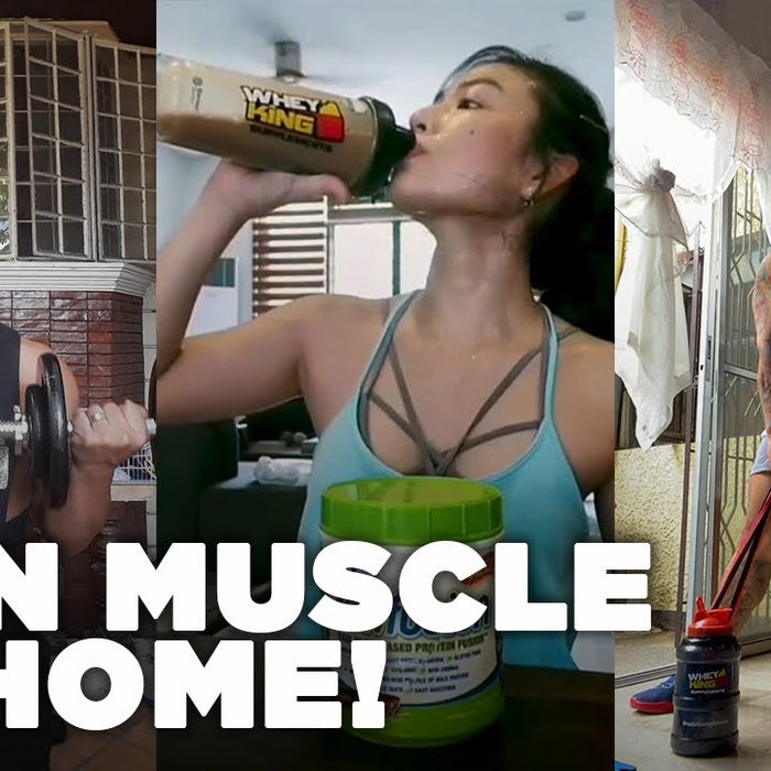 5 TIPS TO GAIN MUSCLE AT HOME! | Fitness Tips