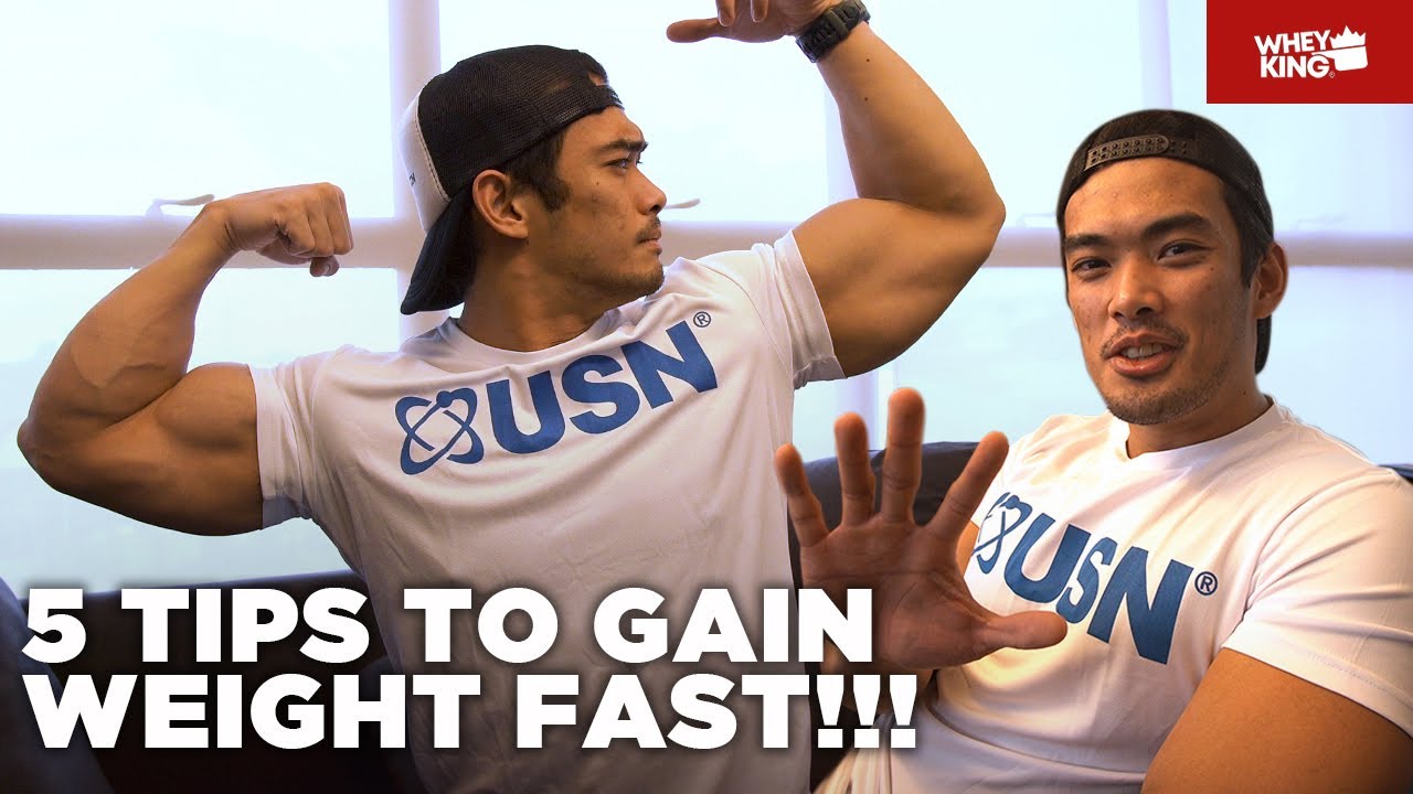 5 TIPS TO GAIN WEIGHT FAST! MEN & WOMEN
