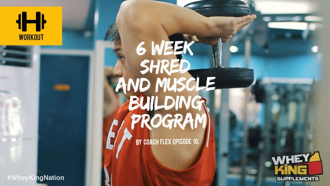 6 week Shred & Muscle Building Program | Coach Flex | Day.10 | Whey King Supplements Philippines
