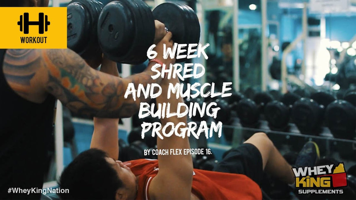 6 week Shred & Muscle Building Program | Coach Flex | Day.16 | Whey Ki ...