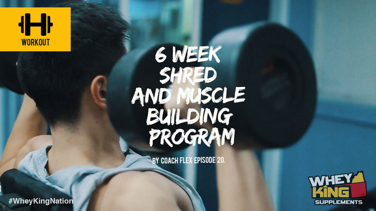 6 week Shred & Muscle Building Program | Coach Flex | Day.20 | Whey King Supplements Philippines