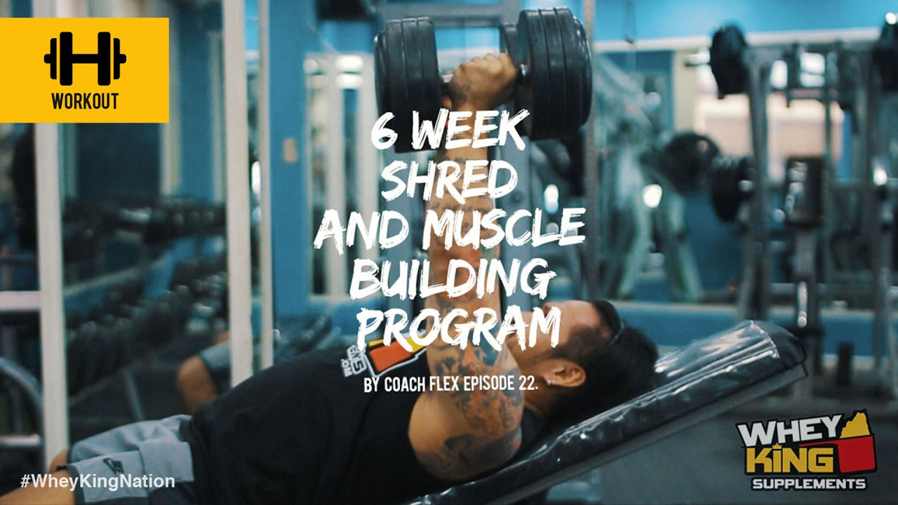 6 week Shred & Muscle Building Program | Coach Flex | Day.22 | Whey King Supplements Philippines