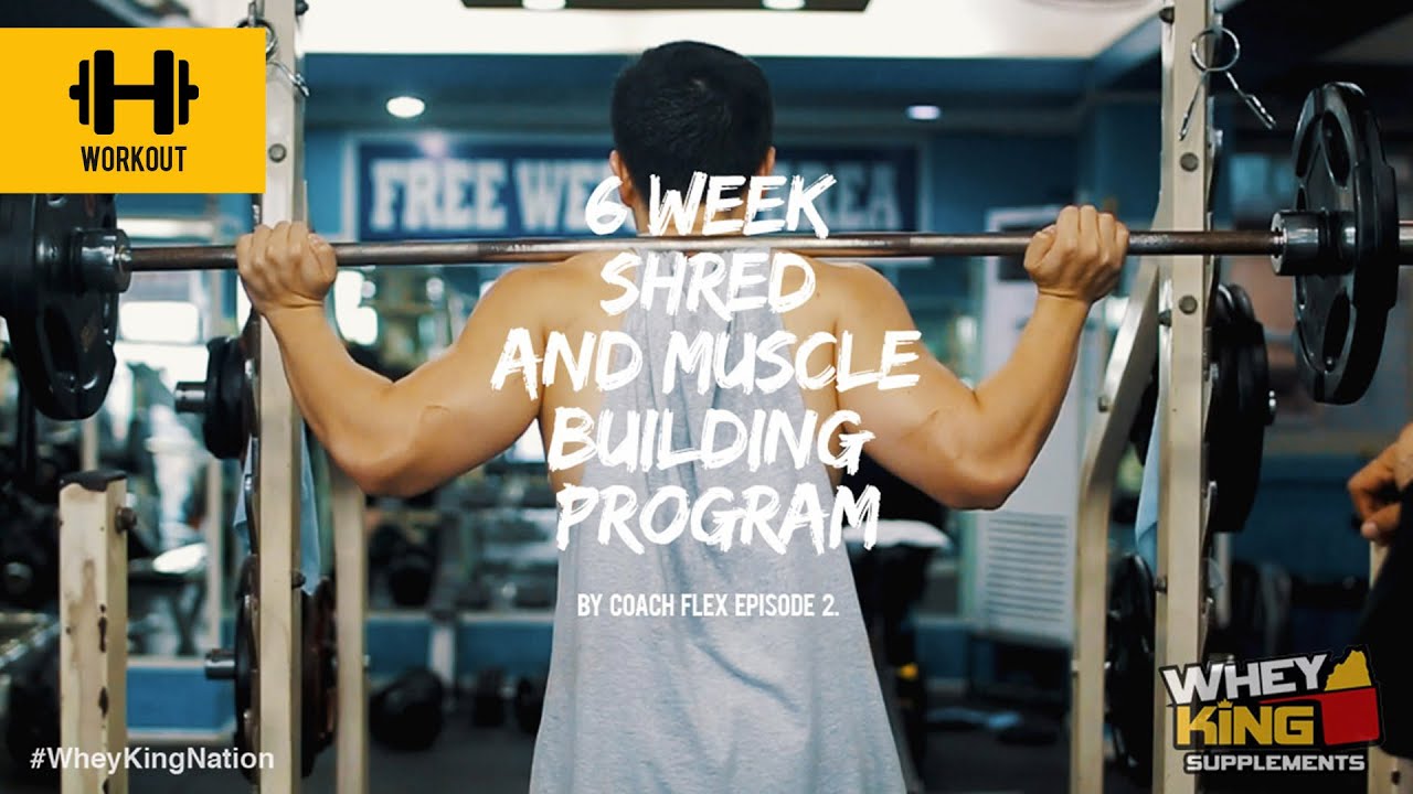 6 week Shred & Muscle Building Program | Coach Flex | Day.2 | Whey King Supplements Philippines