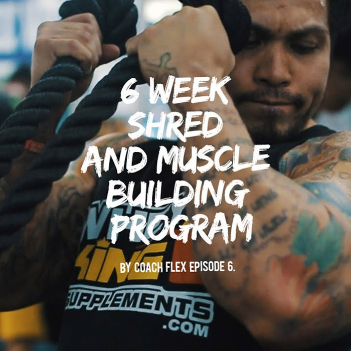 6 week Shred & Muscle Building Program | Coach Flex | Day.6 | Whey King Supplements Philippines