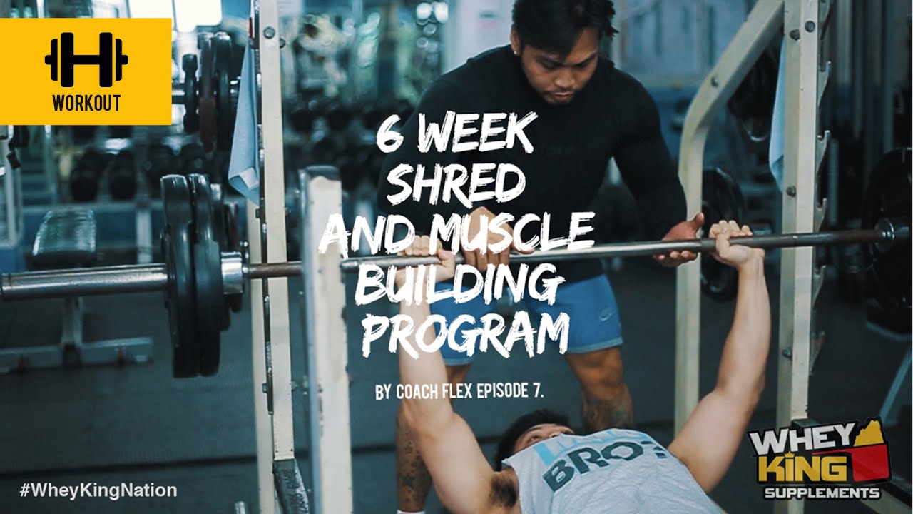 6 week Shred & Muscle Building Program | Coach Flex | Day.7 | Whey King Supplements Philippines