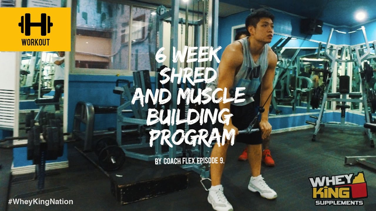 6 week Shred & Muscle Building Program | Coach Flex | Day.9 | Whey King Supplements Philippines