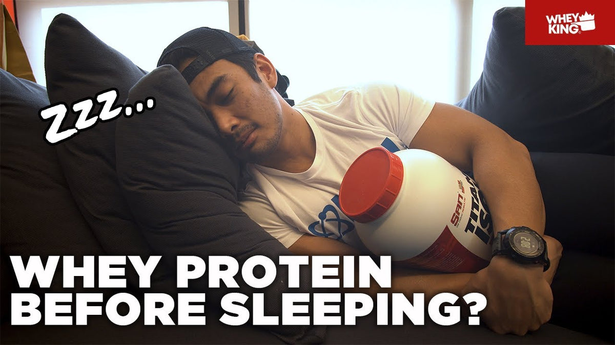 CAN YOU TAKE WHEY PROTEIN BEFORE SLEEP? Whey King Sports. — Whey King