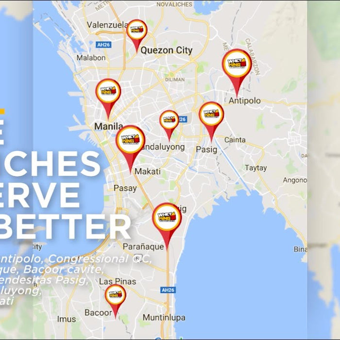 More Branches to serve you Better | 100% Quality | Whey King Supplements Philippines