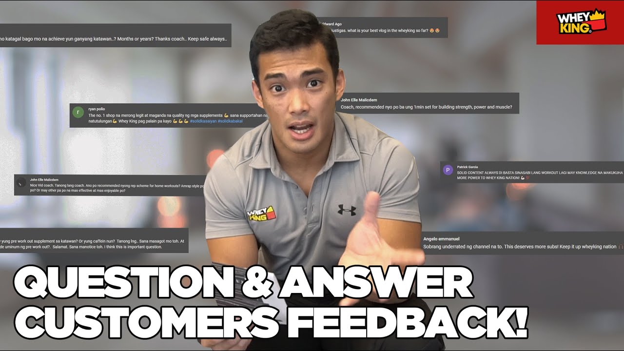Q&A WITH YOU! HEALTH & FITNESS ANSWERED! #WHEYKINGNATION