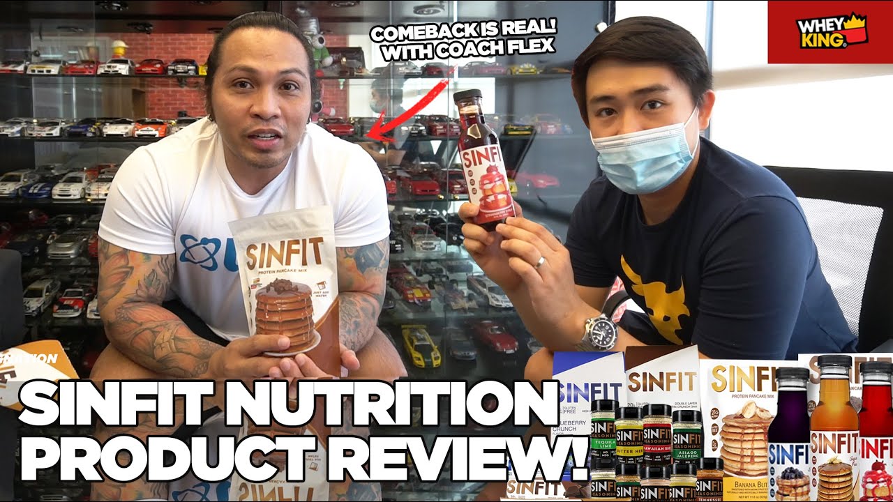 SINFIT NUTRITION USA EXPLAINED! HIGH PROTEIN SNACKS, PROTEIN BARS AND PANCAKE AND SEASONING!