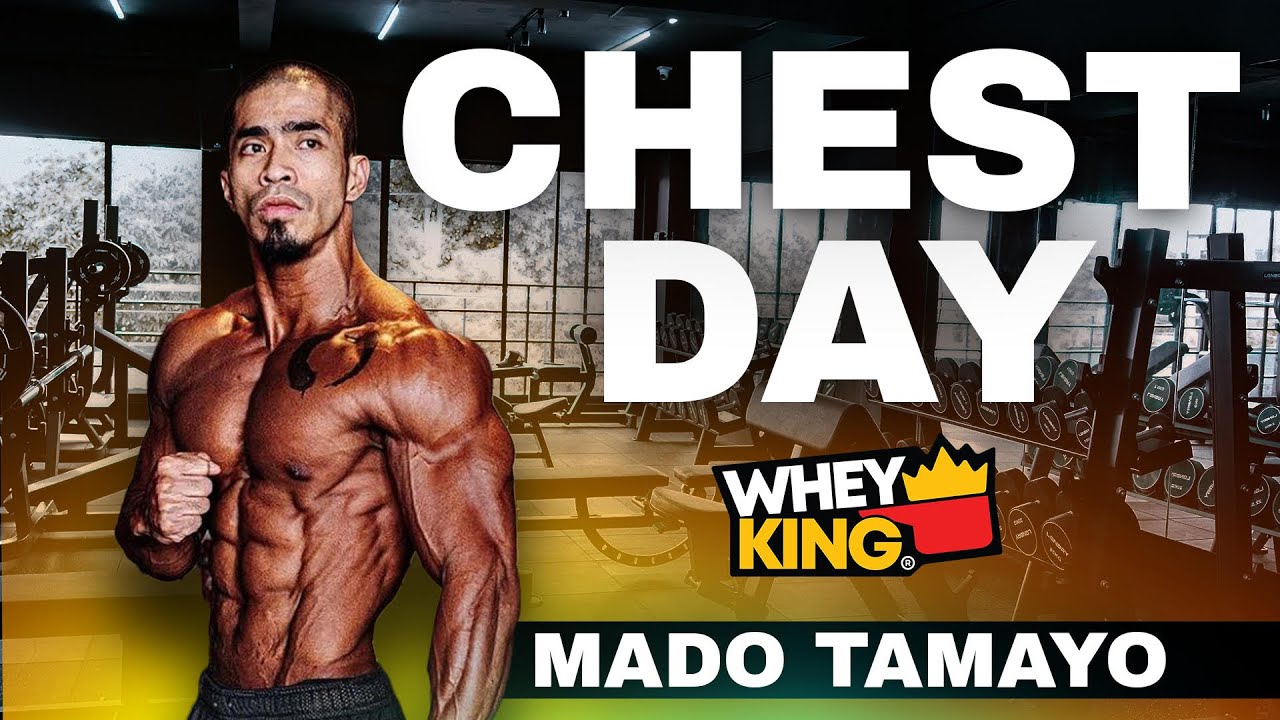 Proper CHEST WORKOUT with Coach Mado Tamayo | 5 weeks out Muscle Contest!