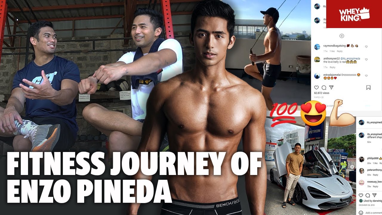 Celebrity Actor Enzo Pineda’s Fitness Journey! What it takes! Whey King Vlog