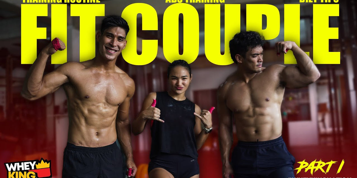 FITTEST COUPLE WORKOUT ft. Mauro Lumba & Marline capones! WHEY KING wo ...