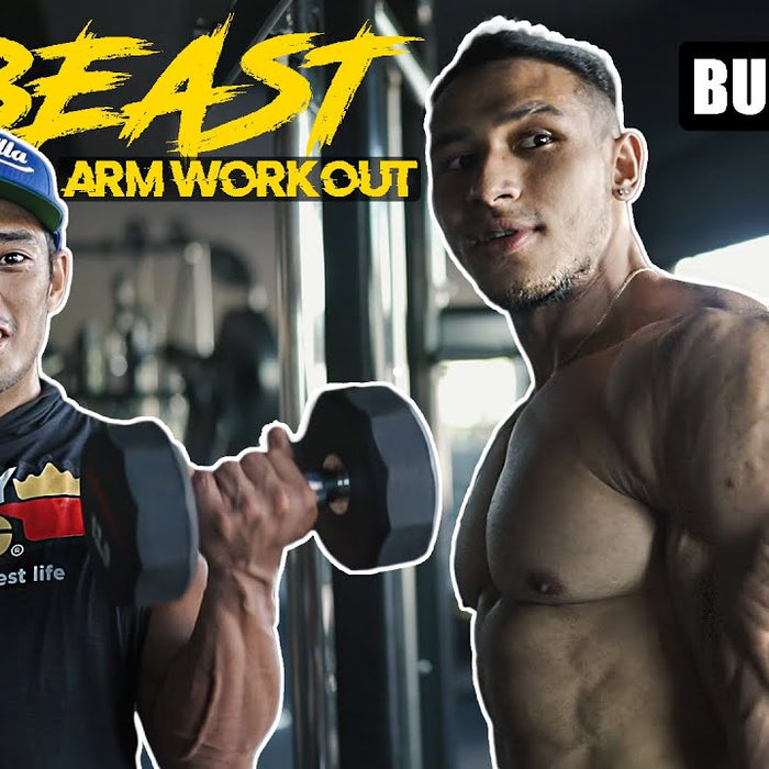 ARMS DAY WORKOUT WITH MING JEREZA! Special Guest KEN HANAOKA KSYN! Bonus tips