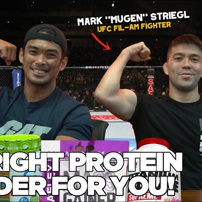 PROTEIN POWDER: HOW TO BEST USE IT TO MAXIMIZE RESULTS! WITH FILIPINO UFC FIGHTER MARK MUGEN STRIEGL