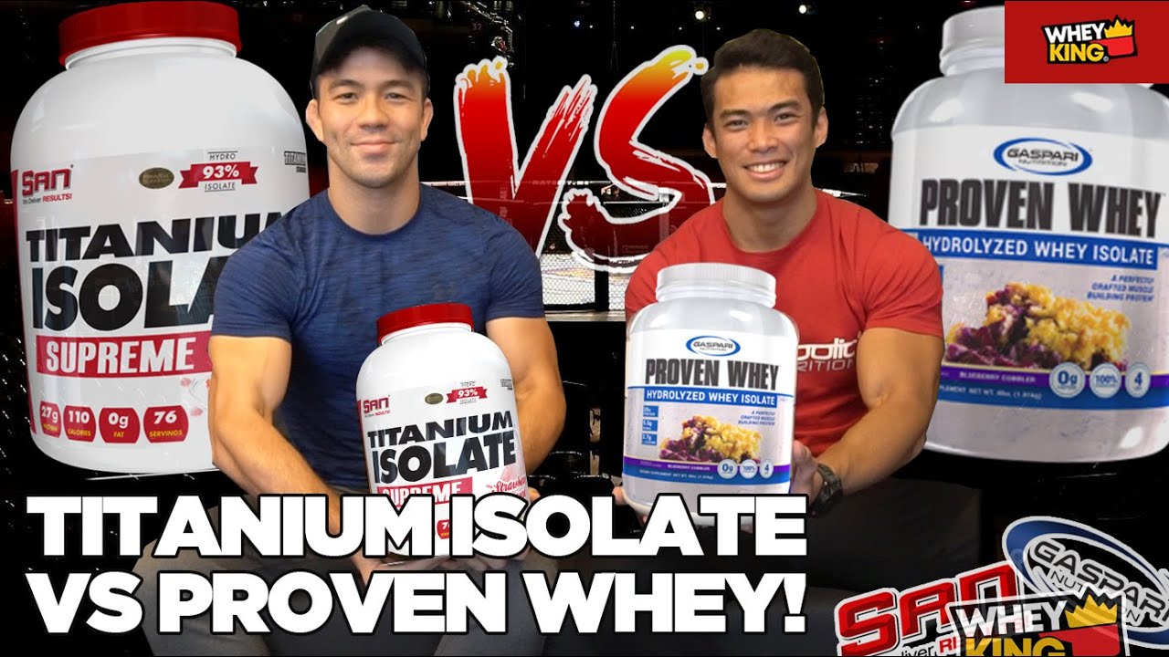SAN TITANIUM ISOLATE VS GASPARI PROVEN WHEY! THE HYDROLYZED PROTEIN BATTLE! PHILIPPINES