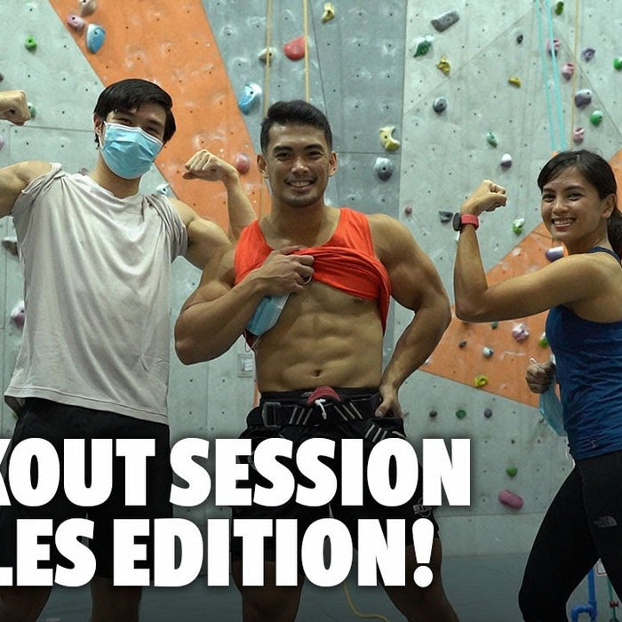 WORKOUT SESSION WALL CLIMBING EDITION! COUPLES EDITION | COUPLE BONDING IDEA!