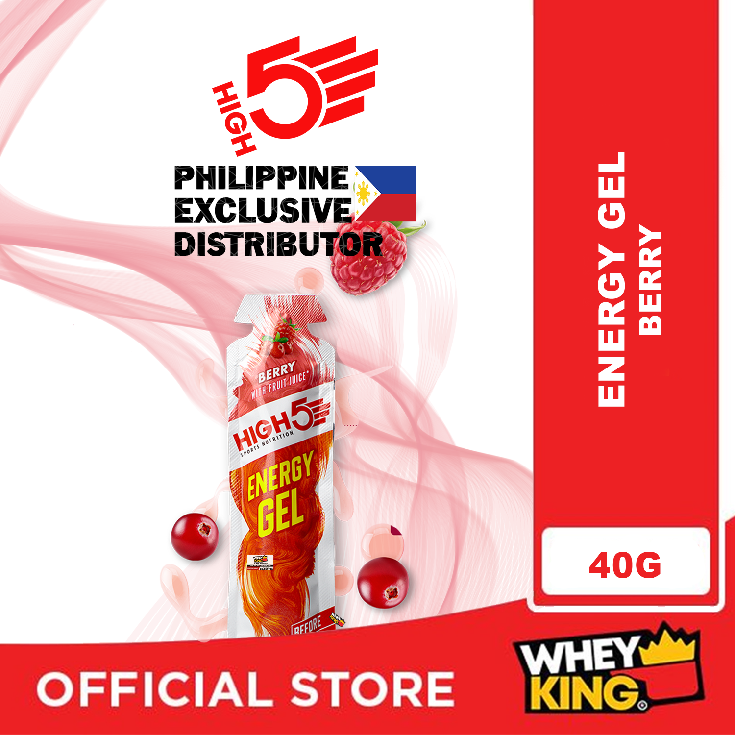 High5 Energy Gels 40g EXP. DEC 2023