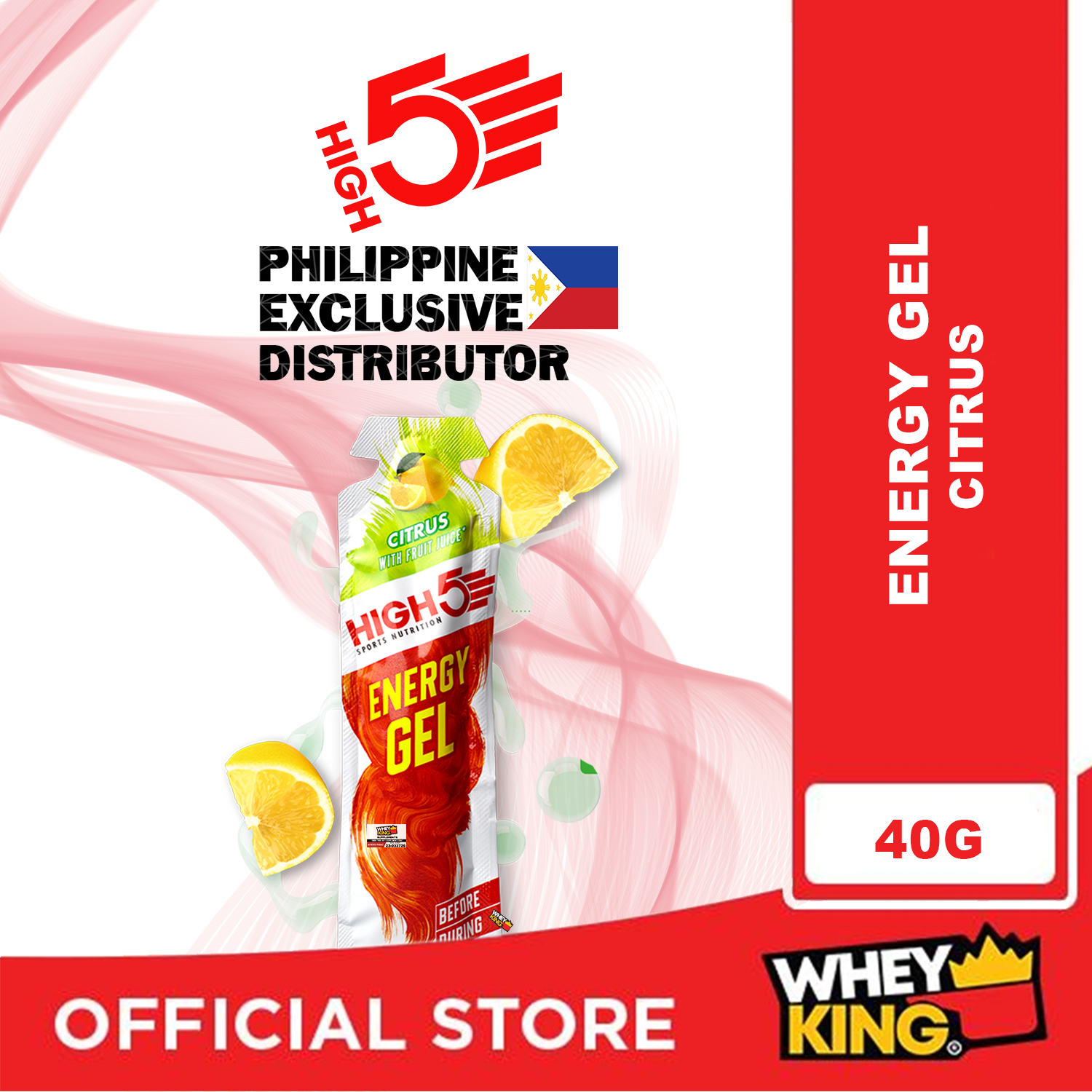High5 Energy Gels 40g EXP. DEC 2023