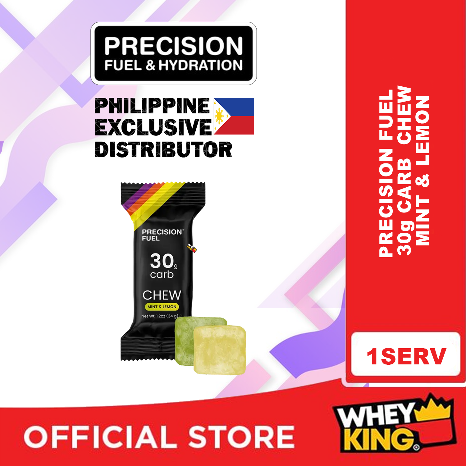 Precision Fuel & Hydration PF 30 Chews Mint & Lemon