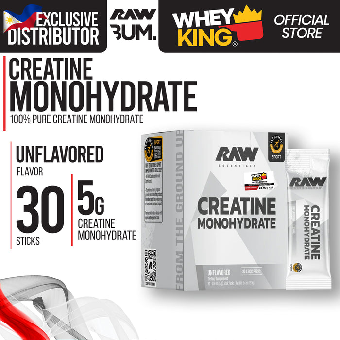 RAW Cbum Creatine Monohydrate 30sticks