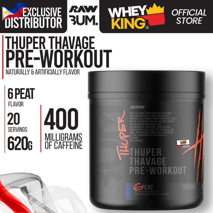 RAW Nutrition | CBUM - Thuper Thavage Pre-Workout