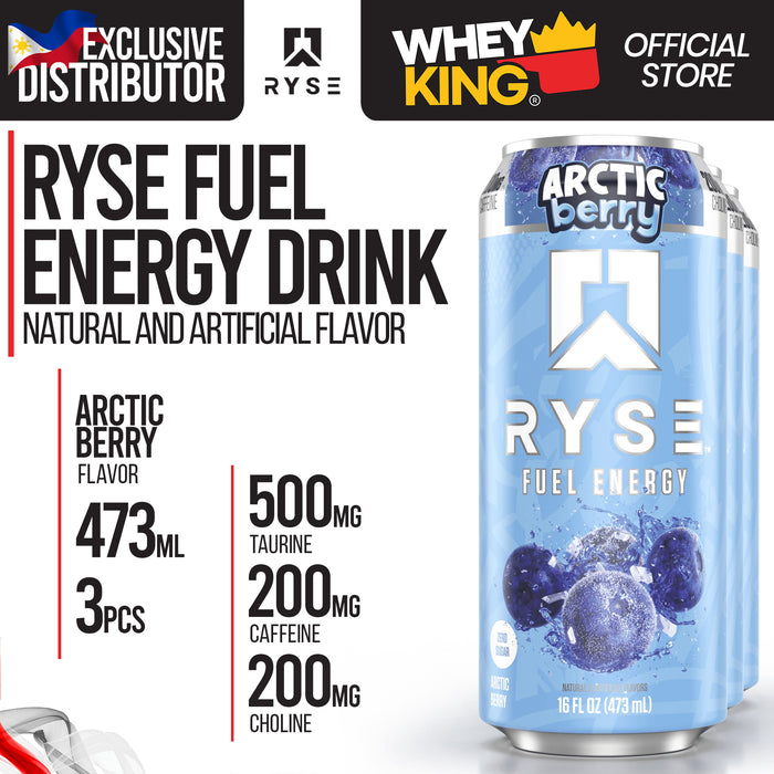 RYSE Fuel Energy Drink RTD - Pre-Workout - 3pcs