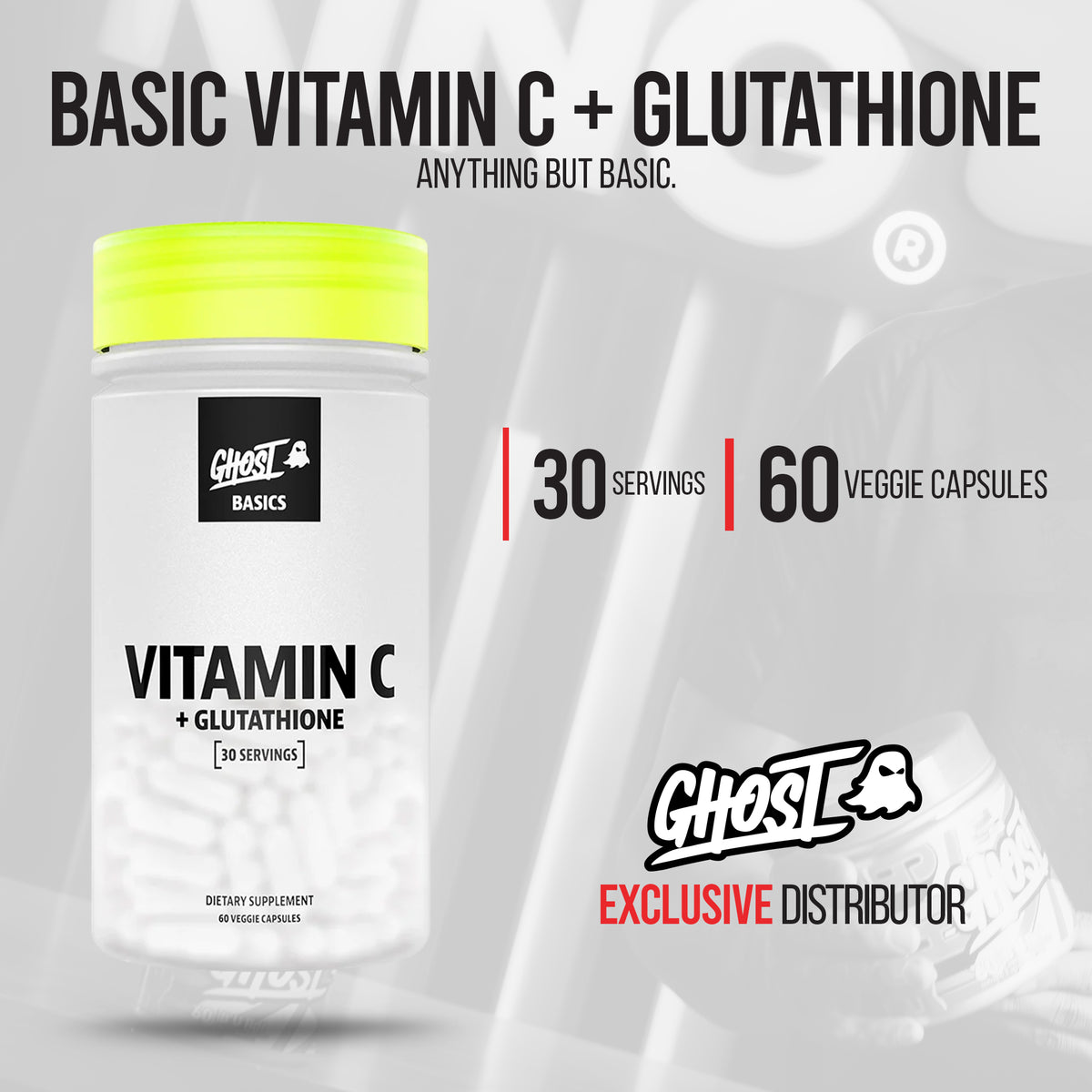 Ghost Lifestyle Basic Vitamin C and Glutathione Whey King Supplements Ghost Lifestyle Basic Vitamin C and Glutathione Whey King Supplements