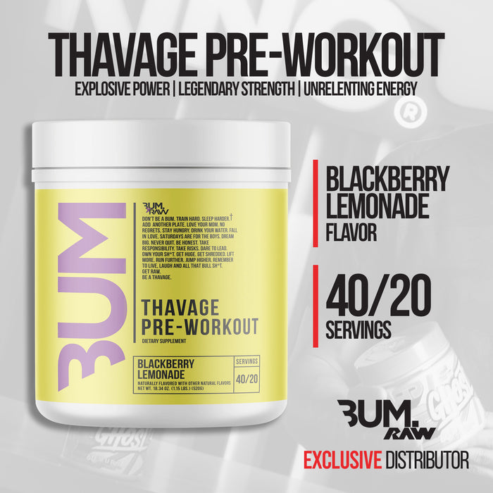 RAW Nutrition | CBUM - Thavage Pre-Workout