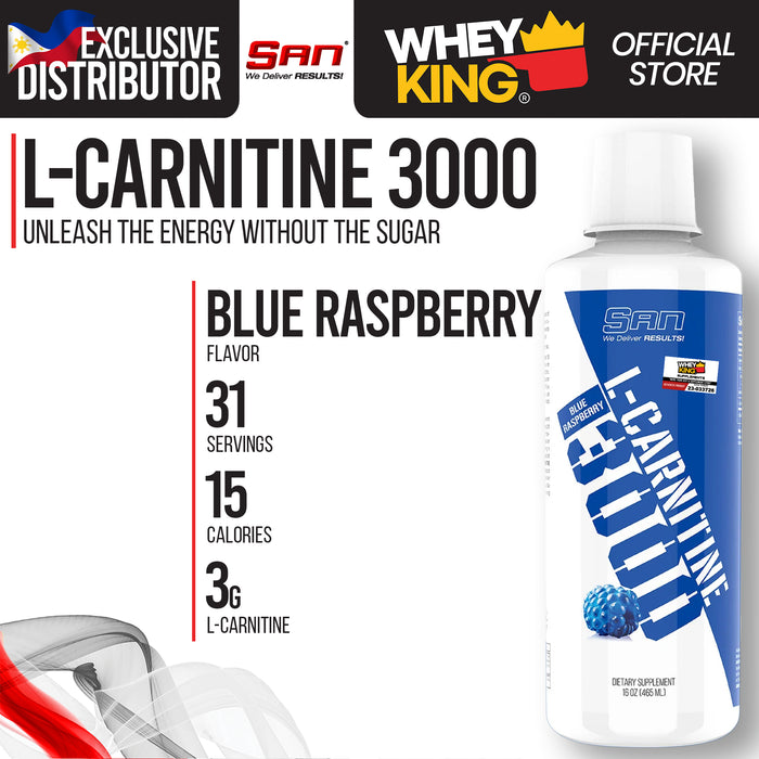 San Nutrition L-Carnitine 3000 Whey King Supplements San Nutrition L-Carnitine 3000 Whey King Supplements