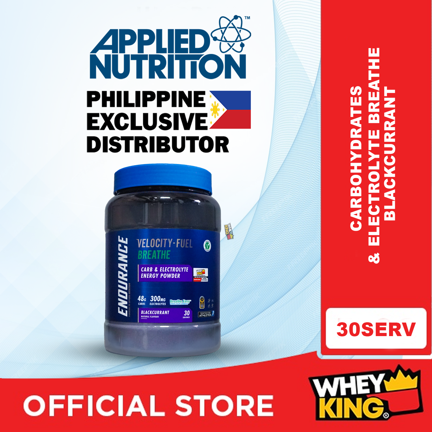 Applied Nutrition Endurance Carb & Electrolyte Breathe 1.5KG
