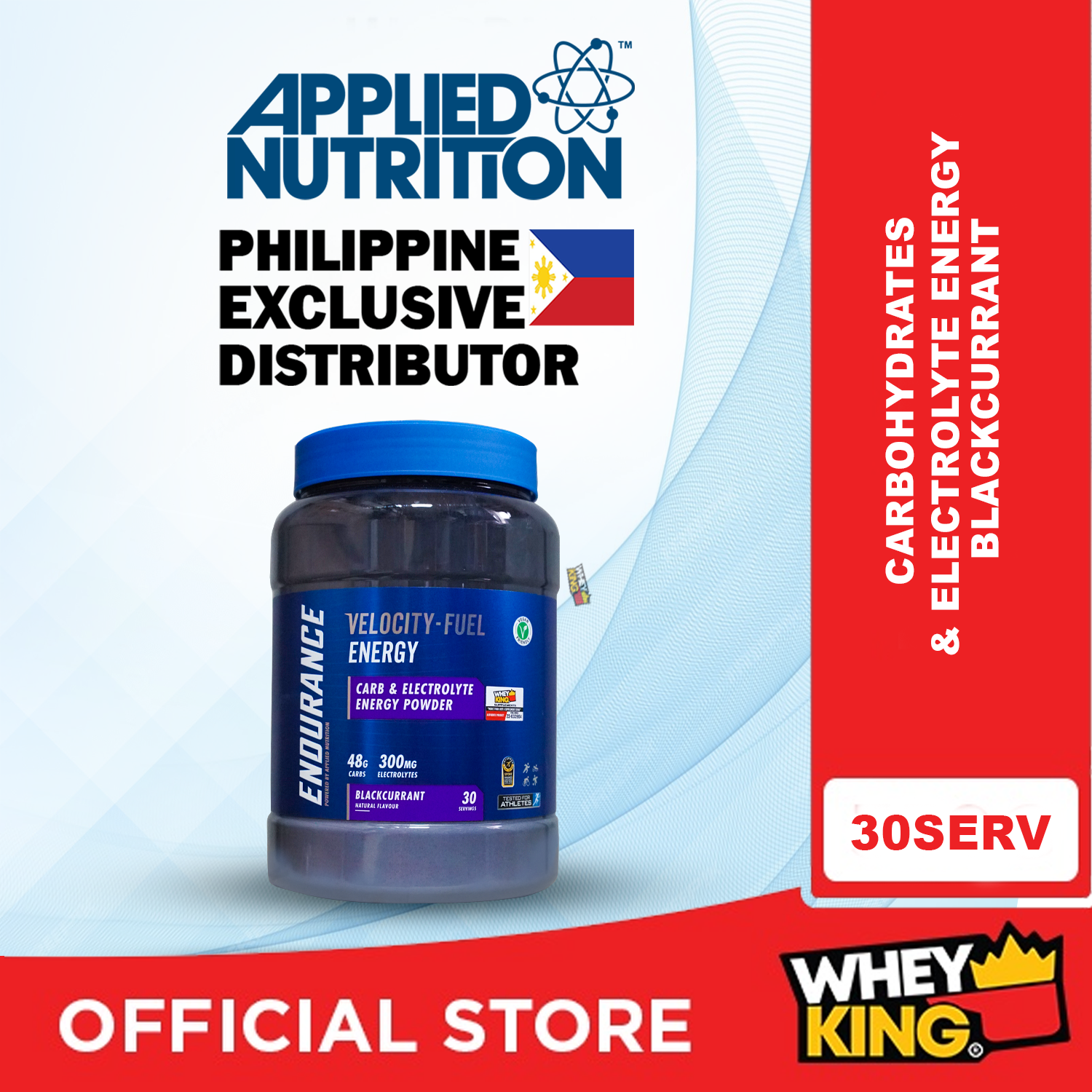 Applied Nutrition Endurance Carb & Electrolyte Energy 1.5KG