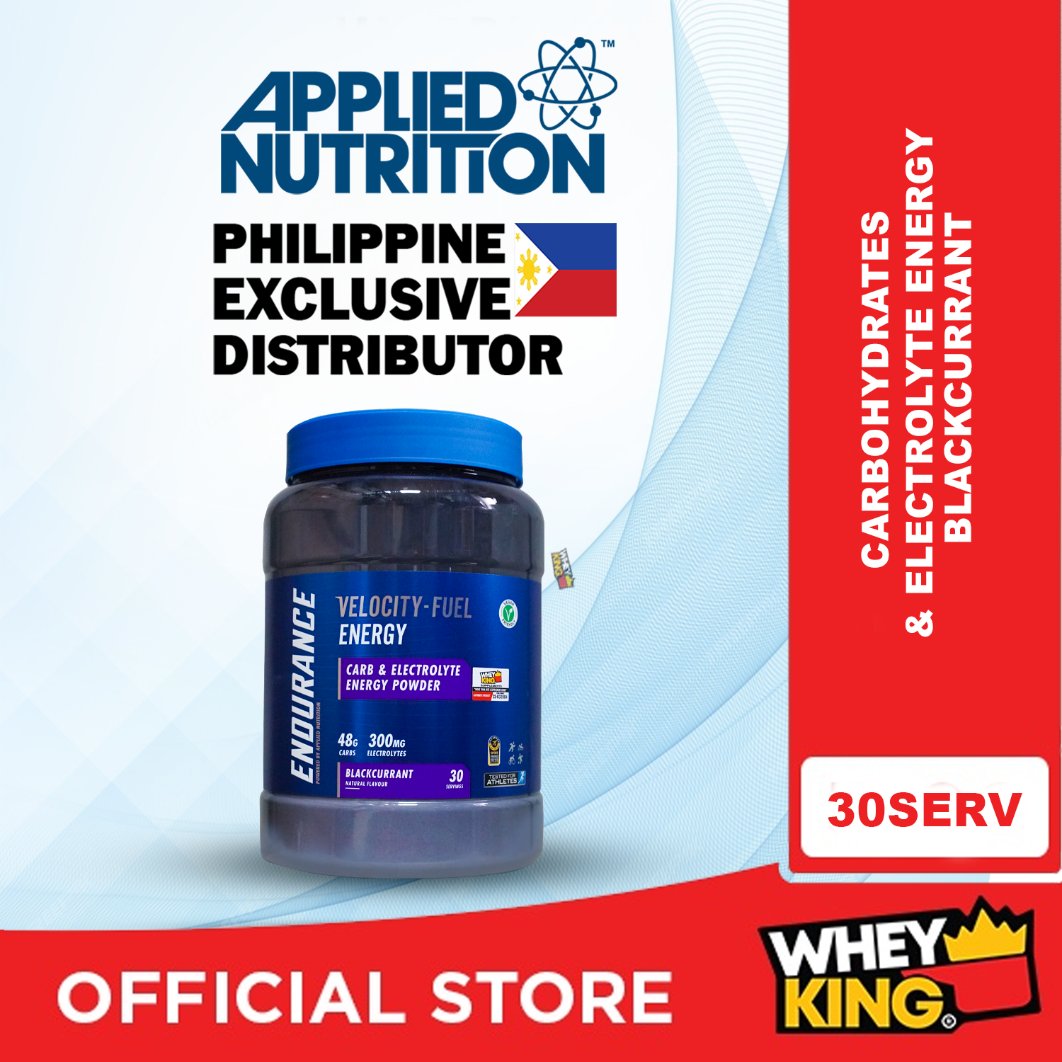 Applied Nutrition Endurance Carb & Electrolyte Energy - 1.5KG