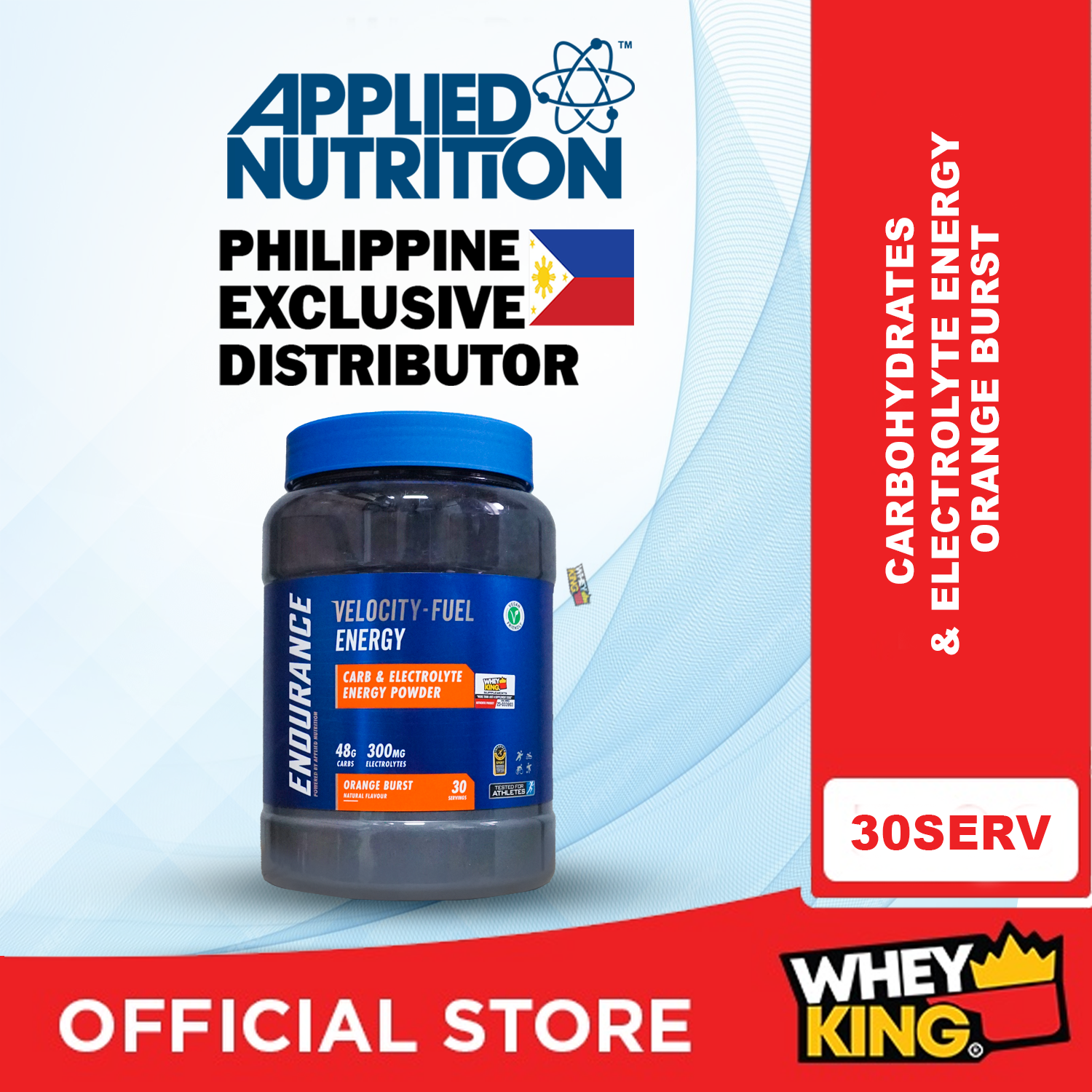 Applied Nutrition Endurance Carb & Electrolyte Energy 1.5KG