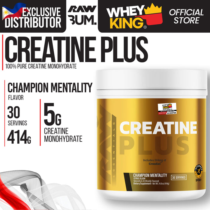 Raw Cbum Creatine Plus 30servings
