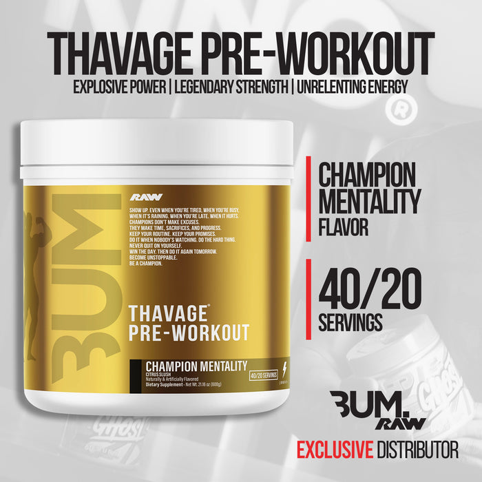 RAW Nutrition | CBUM - Thavage Pre-Workout