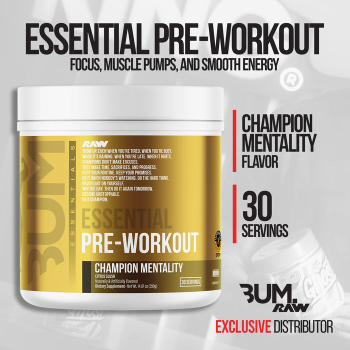 RAW Nutrition | CBUM - Essential Pre-Workout