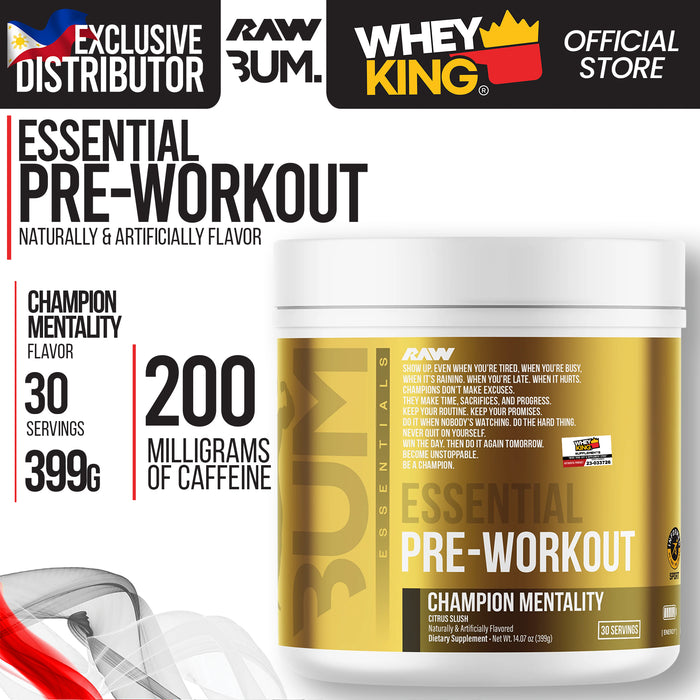 RAW Nutrition | CBUM - Essential Pre-Workout