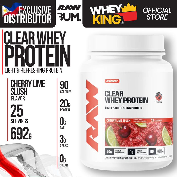 Raw Clear Whey Isolate Protein 25 servings