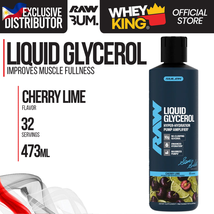 Raw LIQUID GLYCEROL 32 serv Cherry Lime