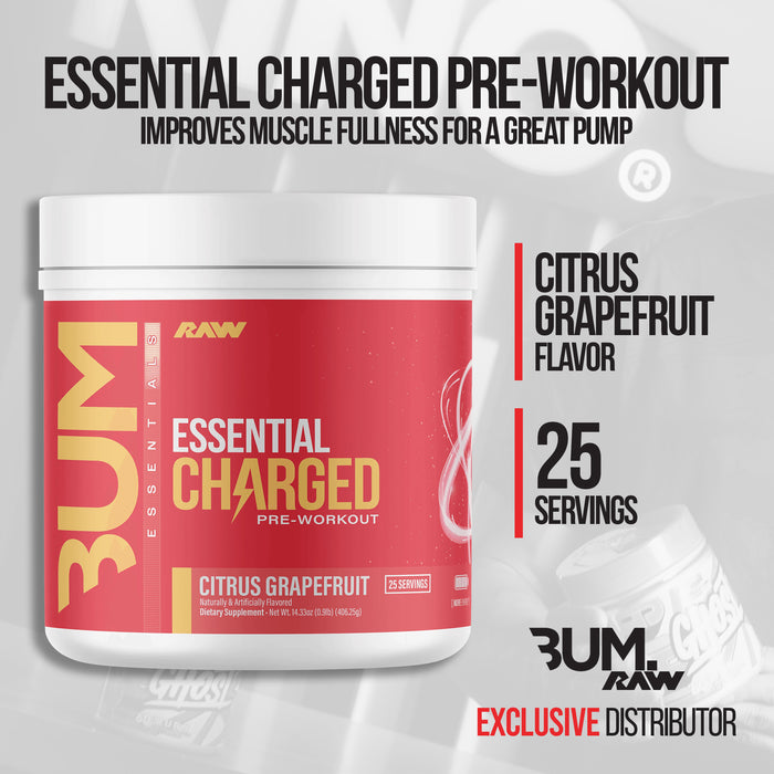 RAW CBUM Essential Charged Pre Workout