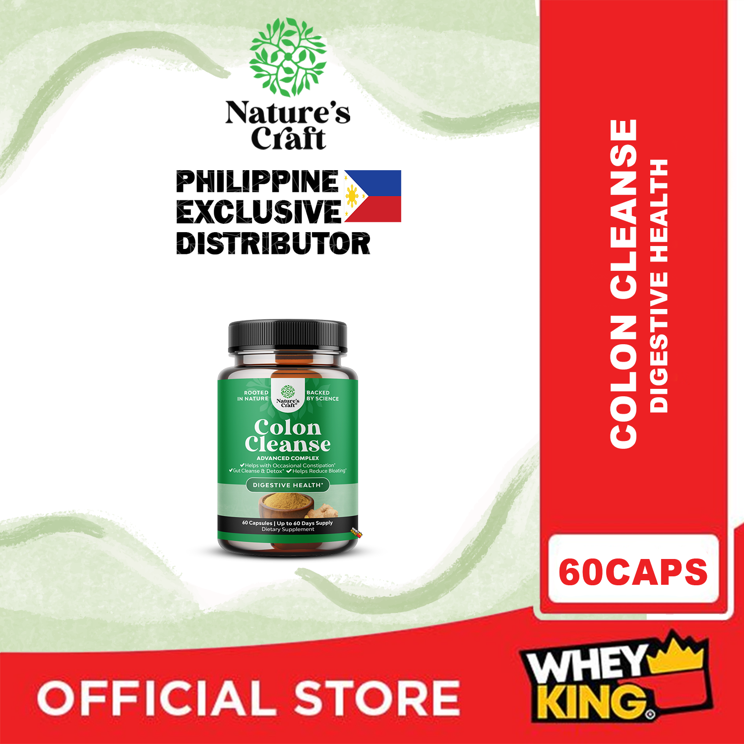 [Clearance Expiry April 2024] Natures Craft Colon Cleanse - 60 Capsules