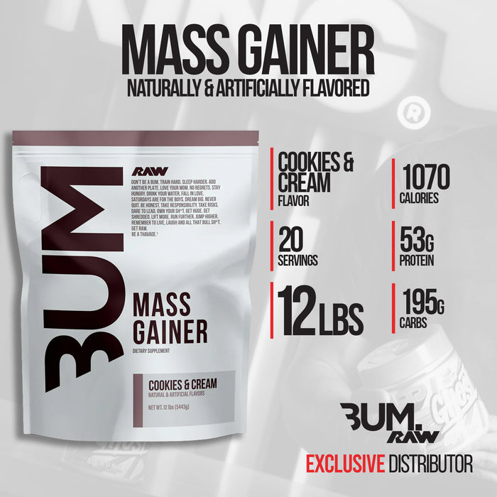 RAW Nutrition | CBUM - Mass Gainer 12lbs
