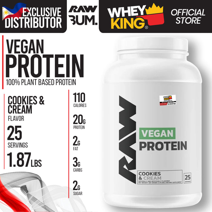 RAW Nutrition CBUM  Vegan  Plant Protein