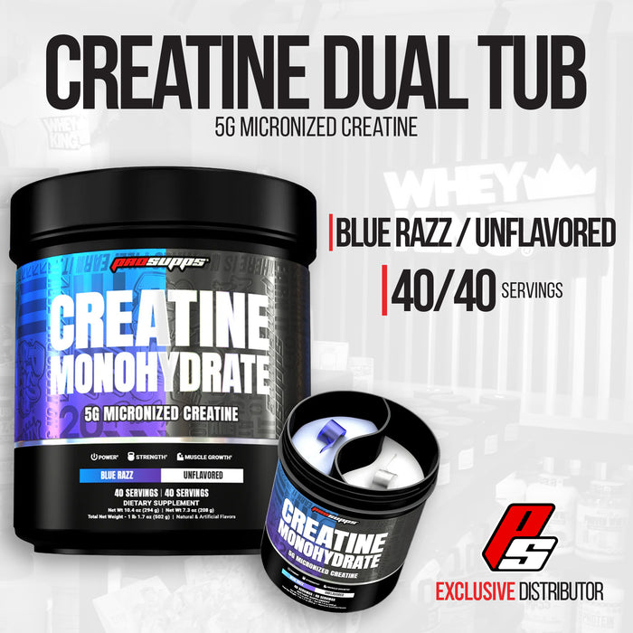 Prosupps Creatine Monohydrate Dual Tub 80 servings
