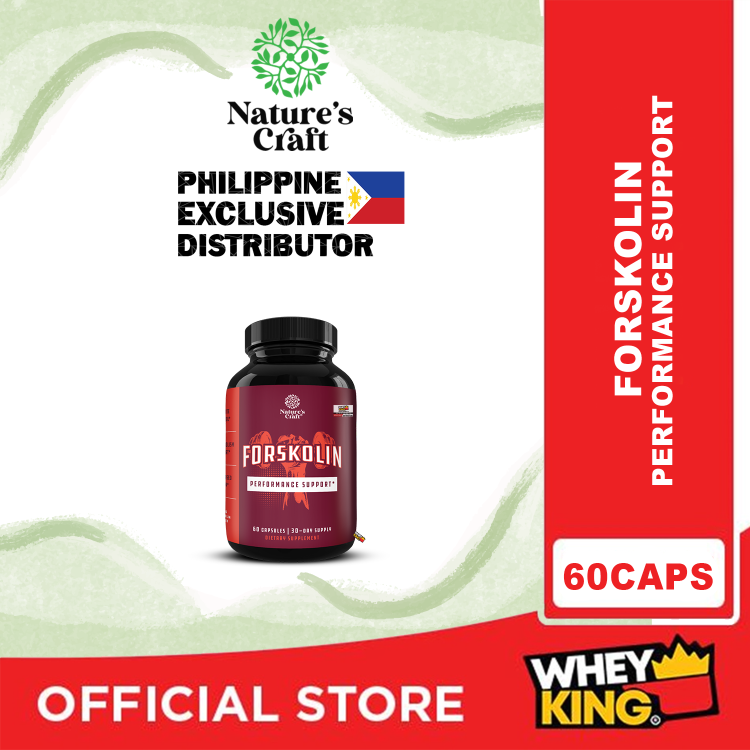 Nature's Craft Forskolin - 60 Capsules