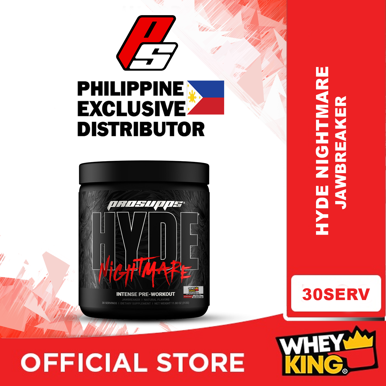 ProSupps Hyde Nightmare Preworkout - 30 Servings